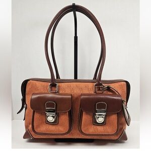 Dooney & Bourke Brown and Tan Shoulder Bag